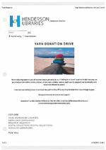 2016-06-10 - Yarn donation promotion