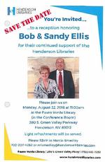 2016-07-21 - Bob and Sandy Ellis presentation flyer