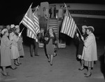 Photograph of a visiting VFW dignitary, Henderson, December 16, 1964