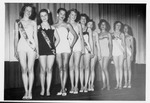 Photograph of the Miss Industrial Days participants, 1955