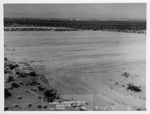 Photograph of the Basic Magnesium, Inc. plant site prior to construction