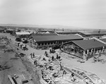 Photograph of office buildings under construction at Basic Magnesium, Inc.