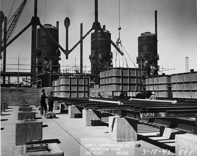 Photograph of cell unit 1 under construction