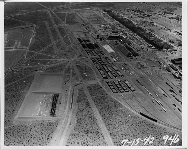 Aerial photograph of the Basic Magnesium, Inc. plant site