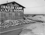 Photograph of a trailer camp at Basic Magnesium, Inc.