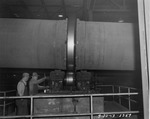 Photograph of the rotary kiln support at Basic Magnesium, Inc.