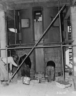 Photograph of the prefusion furnace at Basic Magnesium, Inc.