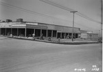 Photograph of a drugstore under construction at the Basic Magnesium, Inc.townsite