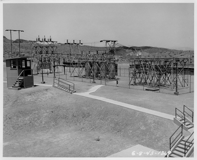 Photograph of a substation at Basic Magnesium, Inc.