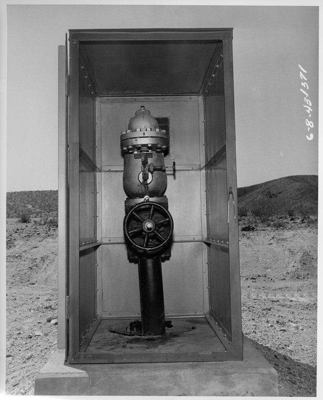 Photograph of a valve at Basic Magnesium, Inc.