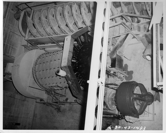 Photograph of ore processing equipment at Basic Magnesium, Inc.