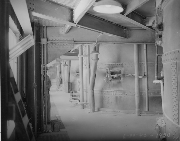 Photograph of ore roasters at Basic Magnesium, Inc.
