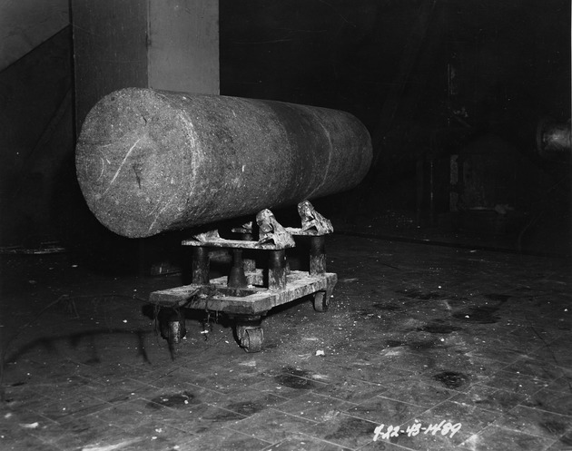 Photograph of a chlorinator electrode at Basic Magnesium, Inc.