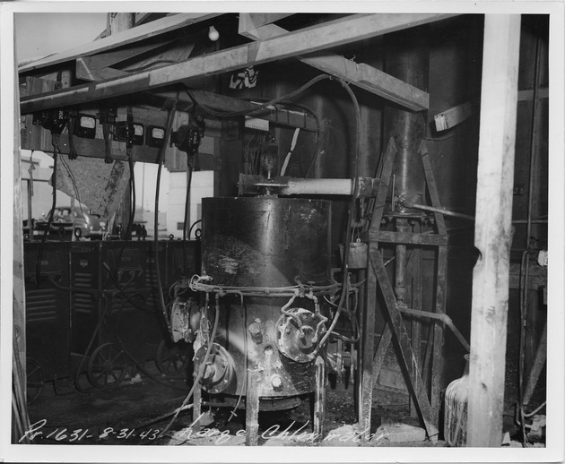 Photograph of the chlorinator at Basic Magnesium, Inc.