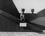 Photograph of Victor V. Kunkel on a rooftop at Basic Magnesium, Inc.