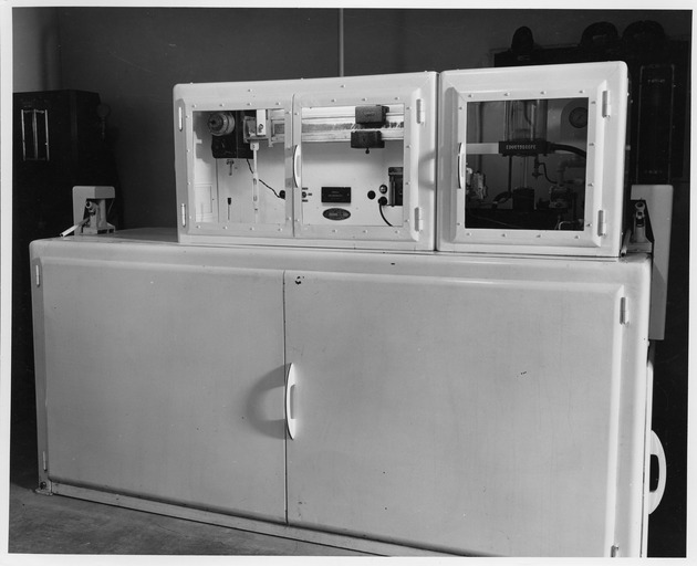Photograph of a chlorinator feeder at Basic Magnesium, Inc.