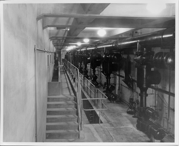 Photograph of a filter valve control gallery at Basic Magnesium, Inc.