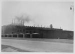 Photograph of the rotary kiln building at Basic Magnesium, Inc.