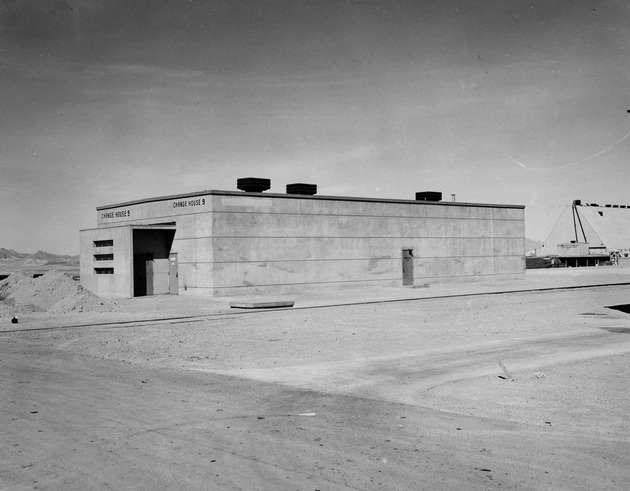 Photograph of the change house at Basic Magnesium, Inc.