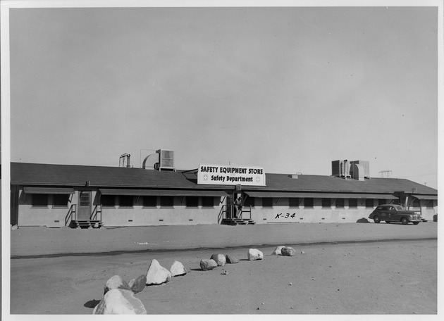 Photograph of a safety equipment store at Basic Magnesium, Inc.