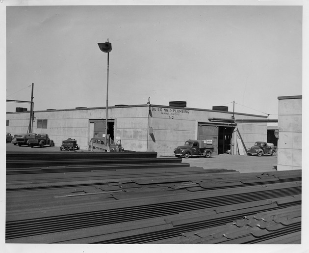 Photograph of a building maintenance shops