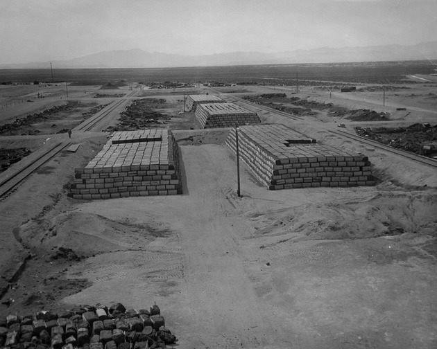 Photograph of peat beds at Basic Magnesium, Inc.