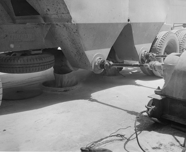 Photograph of a Wells truck at Basic Magnesium, Inc.