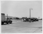 Photograph of Wells trucks at Basic Magnesium, Inc.