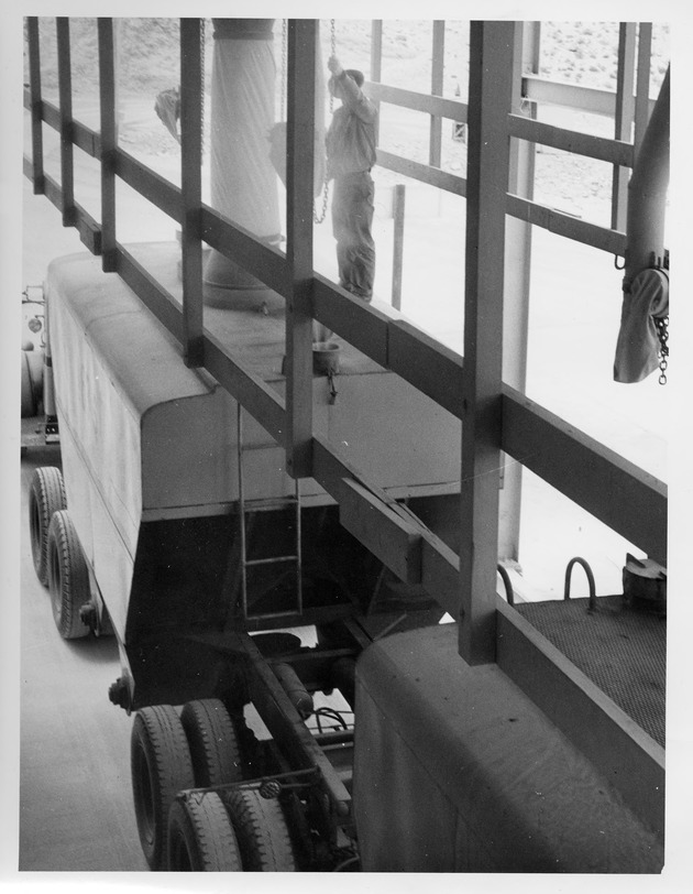 Photograph of a Wells truck at Basic Magnesium, Inc.