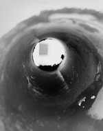 Photograph of a pipe from plant water distribution system at Basic Magnesium, Inc.