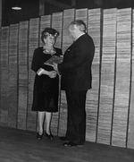 Photograph of Senator Pat McCarran and his wife at Basic Magnesium, Inc.