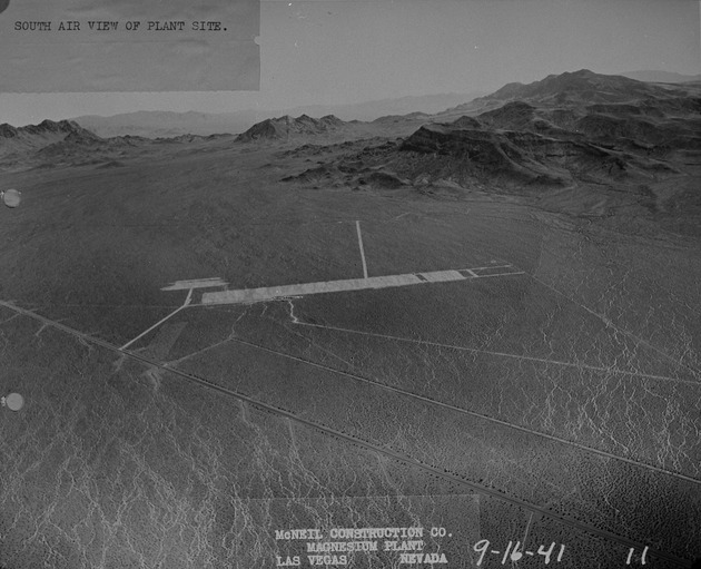 Aerial photograph of the Basic Magnesium, Inc. plant site