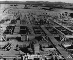 Aerial photograph of a building under construction at Basic Magnesium, Inc.