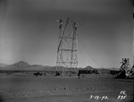Photograph of transmission lines at Basic Magnesium, Inc.