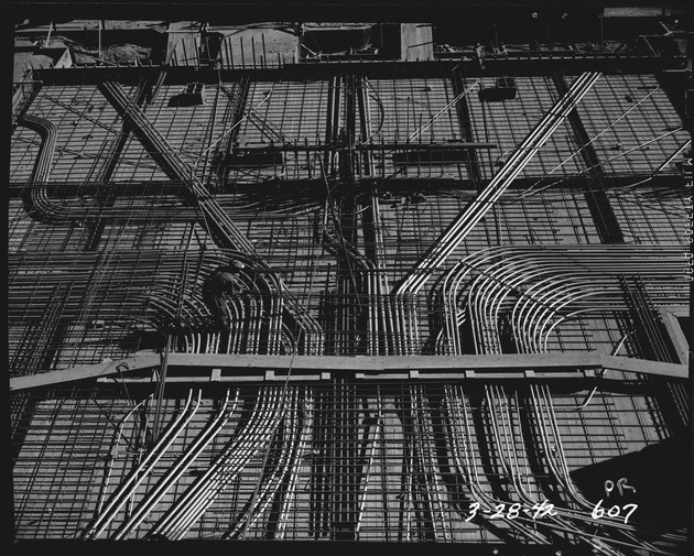 Photograph of electrical conduits