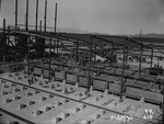 Photograph of an electrolysis building under construction