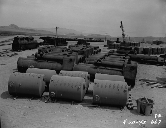Photograph of various equipment at Basic Magnesium, Inc.