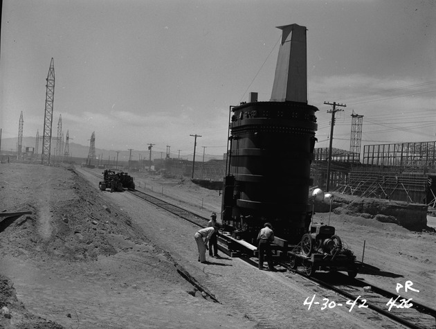 Photograph of a transformer at Basic Magnesium, Inc.