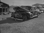 Photograph of a damaged car at Basic Magnesium, Inc.