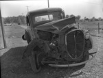 Photograph of a damaged truck at Basic Magnesium, Inc.