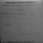 Photograph of a National Defense Program/Basic Magnesium, Inc. application