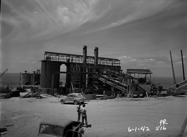 Photograph of the Basic Magnesium, Inc. plant under construction in Gabbs Valley