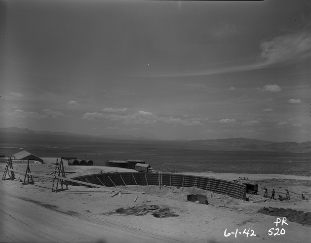 Photograph of unidentified structure at Basic Magnesium, Inc.