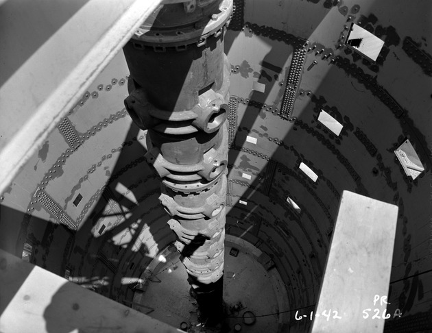 Photograph of a silo at Basic Magnesium, Inc.