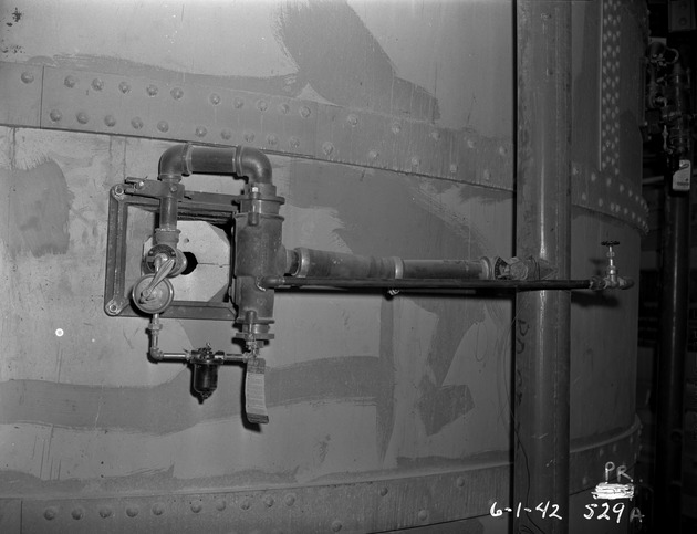 Photograph of pipes and valves at Basic Magnesium, Inc.