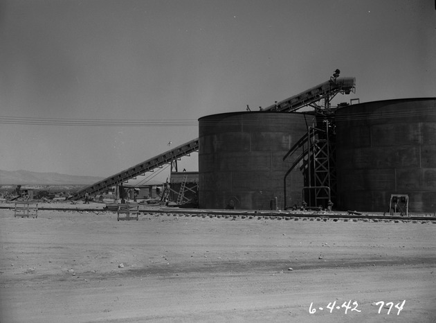 Photograph of brine tanks