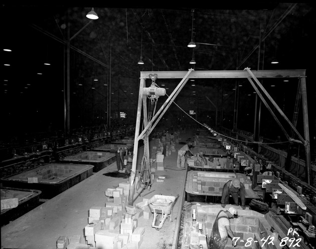 Photograph of a cell building at Basic Magnesium, Inc.