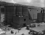 Photograph of the preparation plant buildings under construction at Basic Magnesium, Inc.