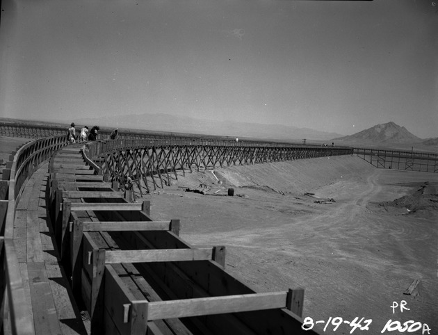Photograph of a effluent launder at Basic Magnesium, Inc.