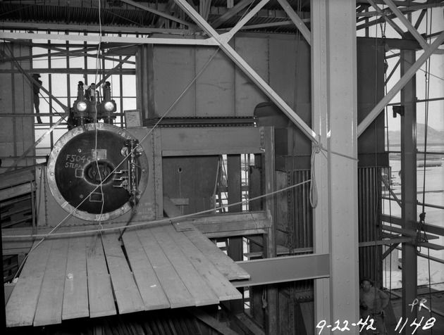 Photograph of the boiler house at Basic Magnesium, Inc.